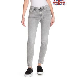 HUDSON WOMEN NWT NATALIE MID RISE SUPER SKINNY BLEEDING HEART YARD JEANS.SIZE 26